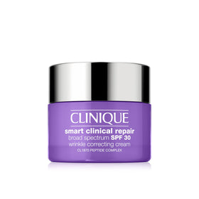 Clinique Smart Clinical Repair front packaging showing mini tube and brand clarity benefits