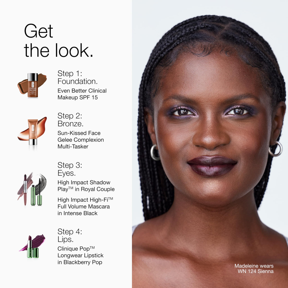 Clinique product label close-up showing ingredients and usage information