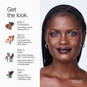 Clinique product label close-up showing ingredients and usage information