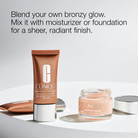 Clinique mixed with moisturizer demonstrating customizable tinting benefit