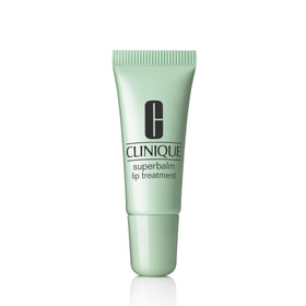 Clinique Superbalm front packaging showing tube and branding for quick ID and portability benefit