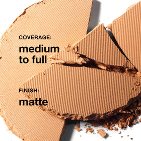 Clinique Superpowder beige powder texture close-up revealing smooth, mattifying finish
