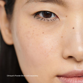 Close-up of Clinique powder texture, superfine milled finish benefit