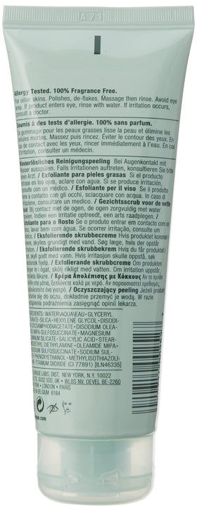 Clinique texture closeup revealing fine exfoliating particles and smooth gel for controlled polishing