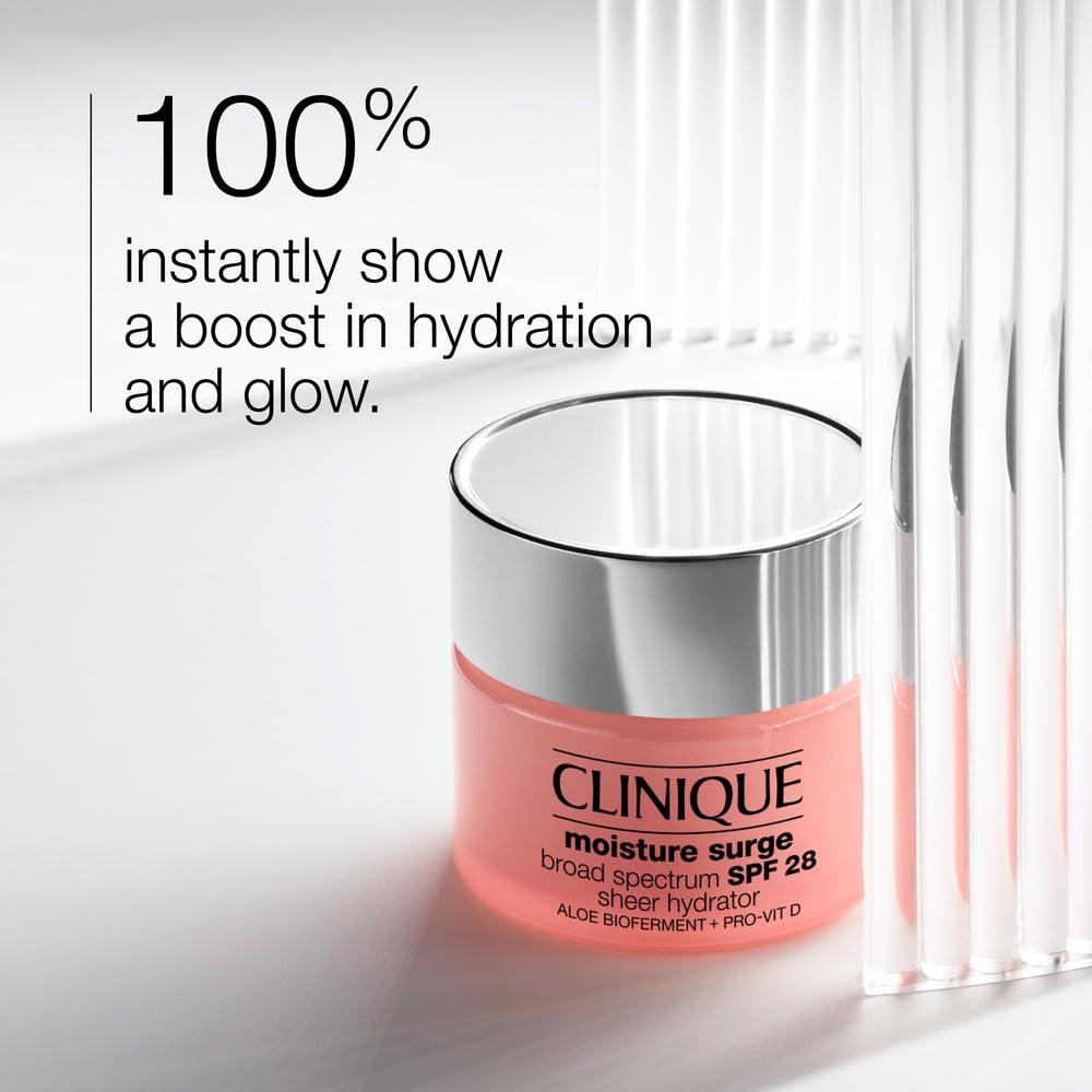 Clinique cream texture close-up highlighting lightweight, cloud-like hydration