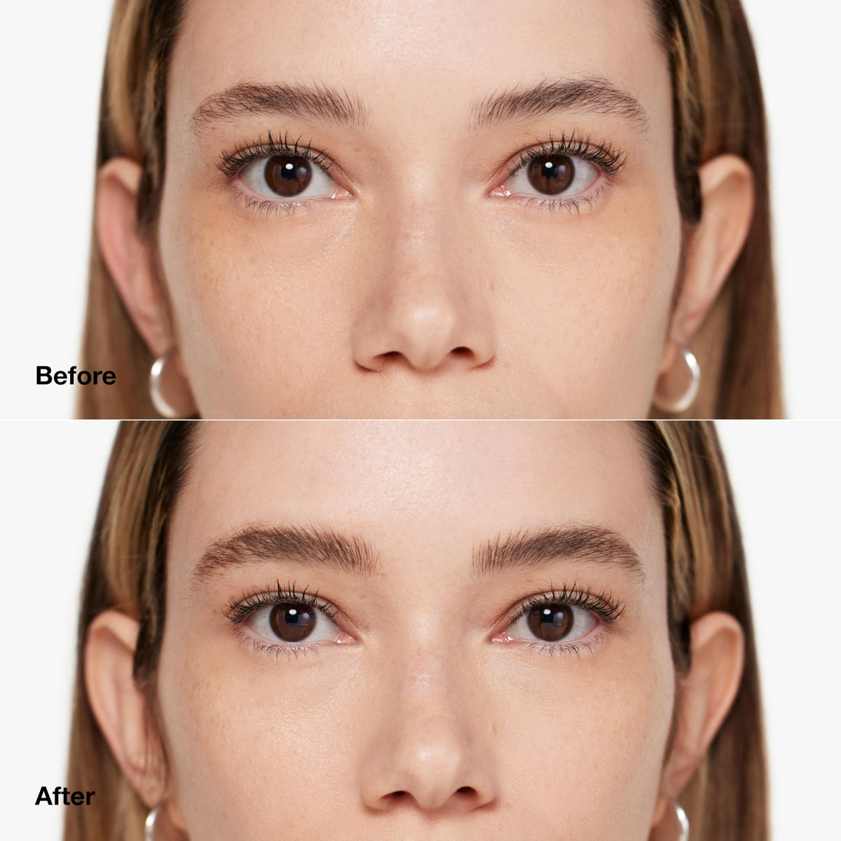 Clinique gel texture close-up revealing fibers and smooth, non-clumping finish