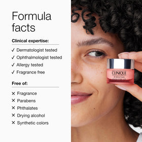 Clinique mini jar inside travel kit lifestyle image for on-the-go refresh