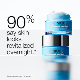 Clinique jar label close-up highlighting dermatologist-backed formulation benefit