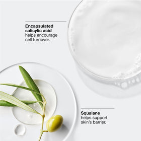 Clinique moisturized cheek after use showing plumper, smoother skin effect