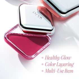 CLIO PROFESSIONAL swiped on lips showing buildable, even color payoff