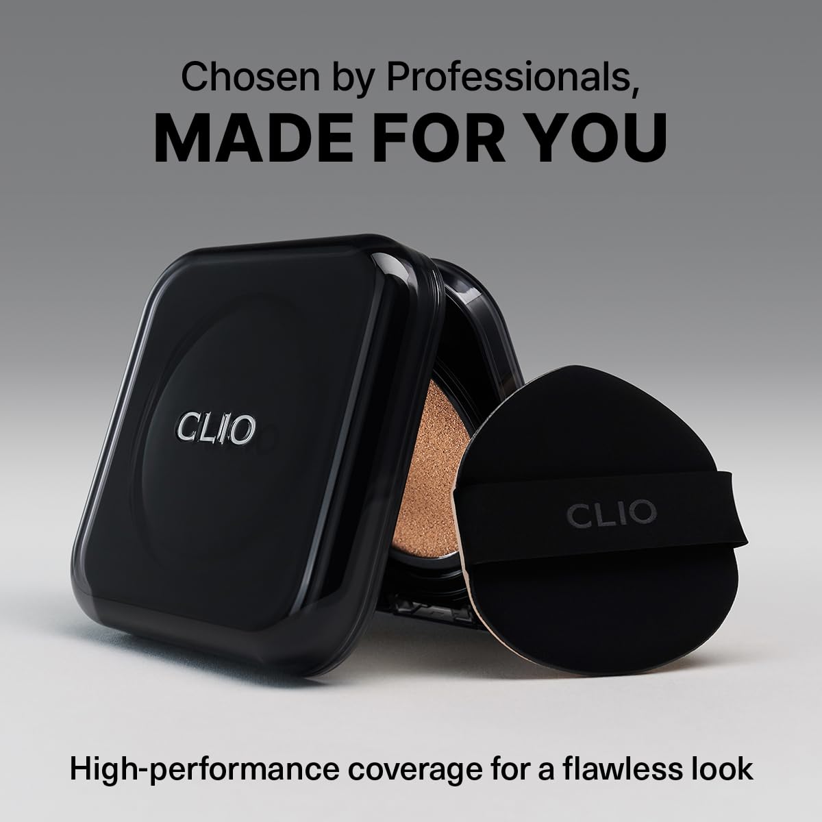 CLIO PROFESSIONAL compact in a makeup bag showing everyday portability benefit