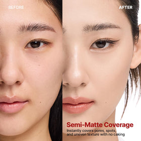 CLIO PROFESSIONAL creamy cushion swatch demonstrating smooth blendability benefit