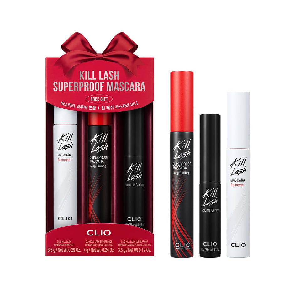 CLIO PROFESSIONAL front packaging of holiday gift set showing trio convenience