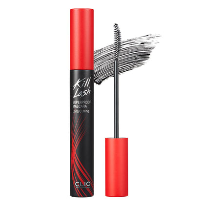 CLIO packaging front view showing mascara tube and brand clarity