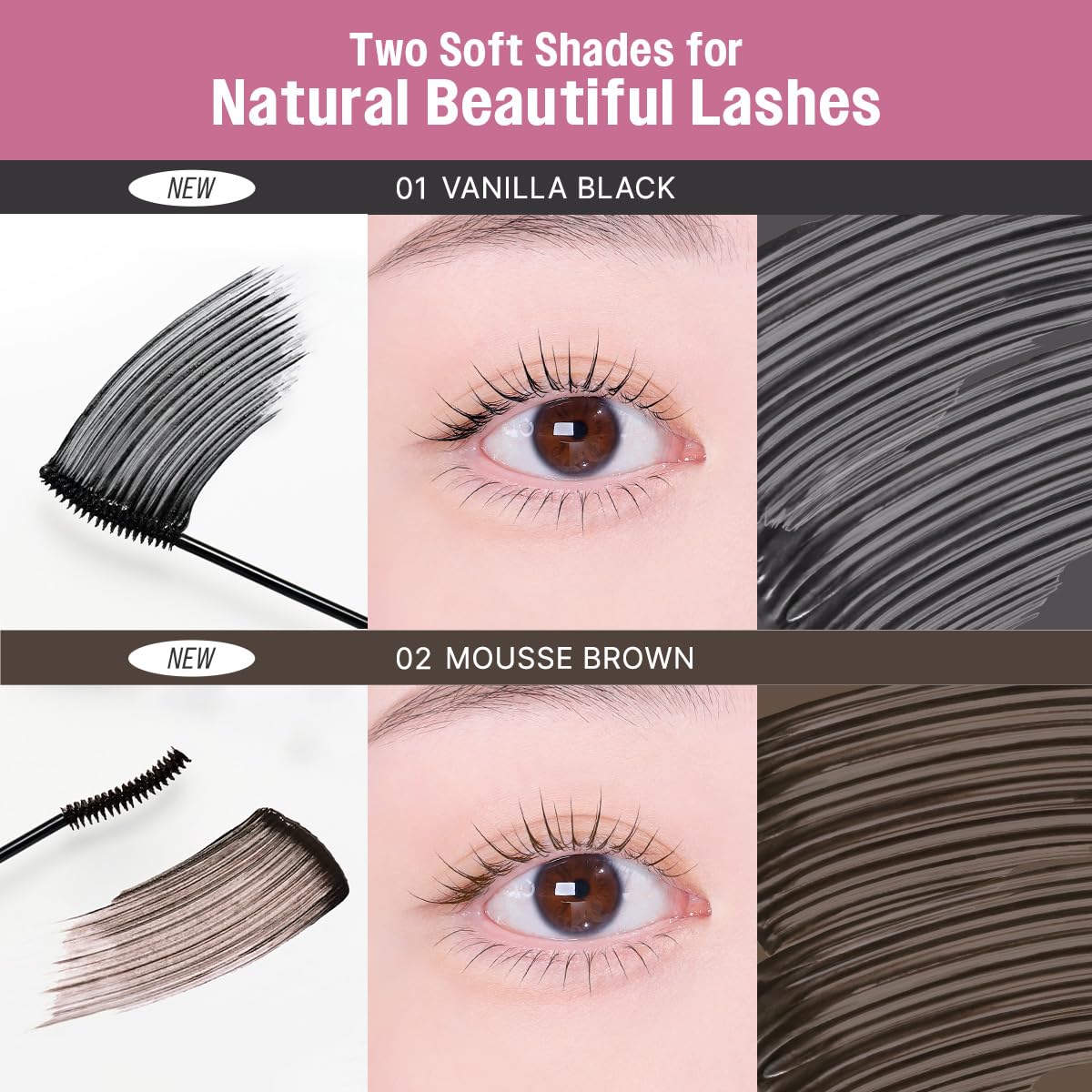 CLIO PROFESSIONAL label detail showing ingredient callouts for sensitive-eye-friendly benefit