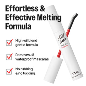 CLIO oil texture droplet illustrating lightweight dissolving action