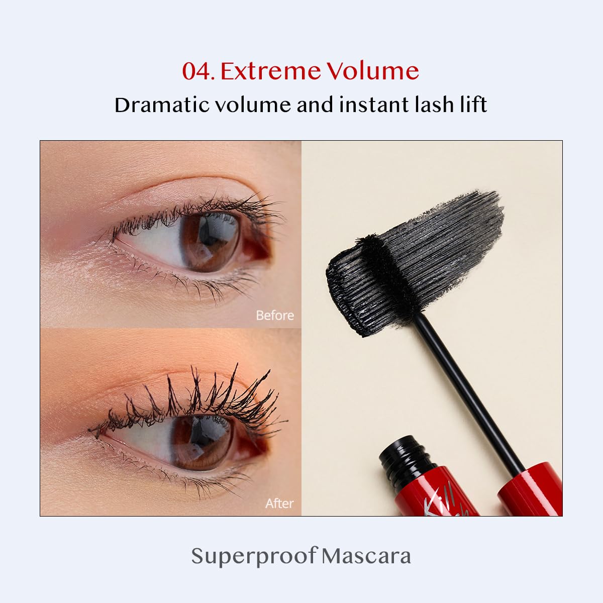 CLIO wand and peanut brush close‑up showing bristles for fuller root coverage benefit