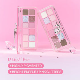 CLIO PROFESSIONAL open palette pan view showing all 12 shades for versatile daily looks