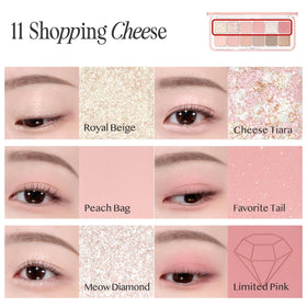CLIO PROFESSIONAL applying shade with brush showing precise placement and low fallout