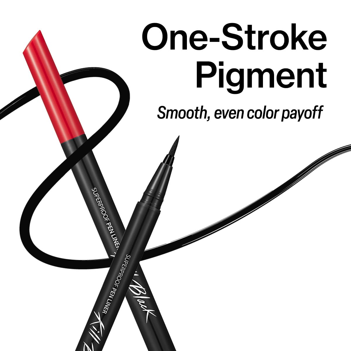CLIO pen beside a ruler showing compact size for travel convenience