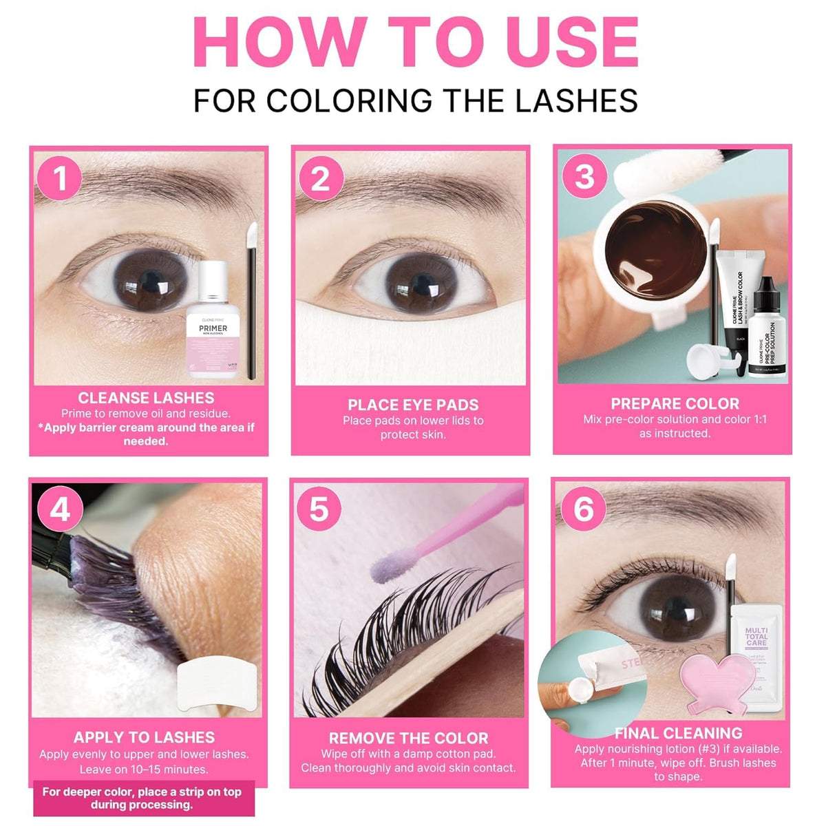 CLIONE PRIME eyebrow before and after displaying fuller, defined brow benefit