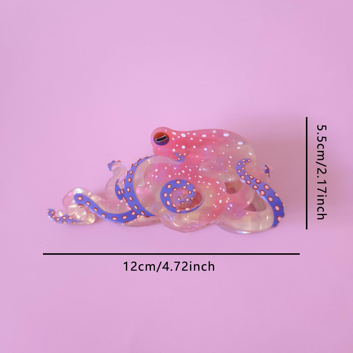 Clip Sugar acetate texture close-up highlights durable smooth finish
