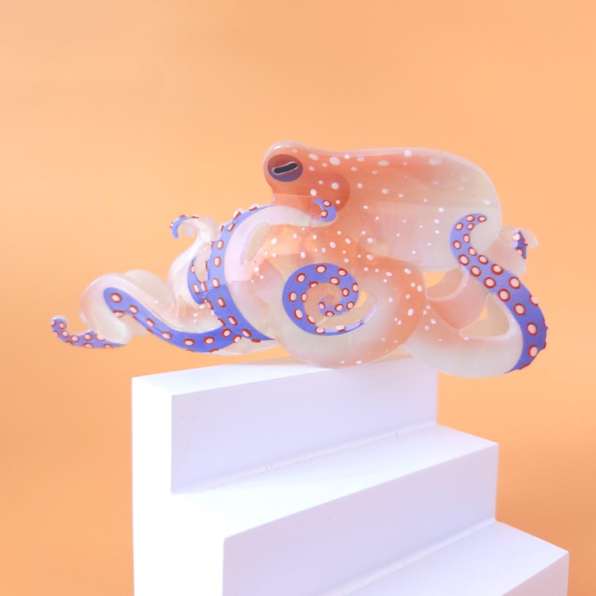 Clip Sugar octopus clip styled in beach outfit adding playful accessory