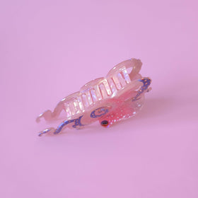 Clip Sugar coated spring detail displays rust-resistant reliable closure