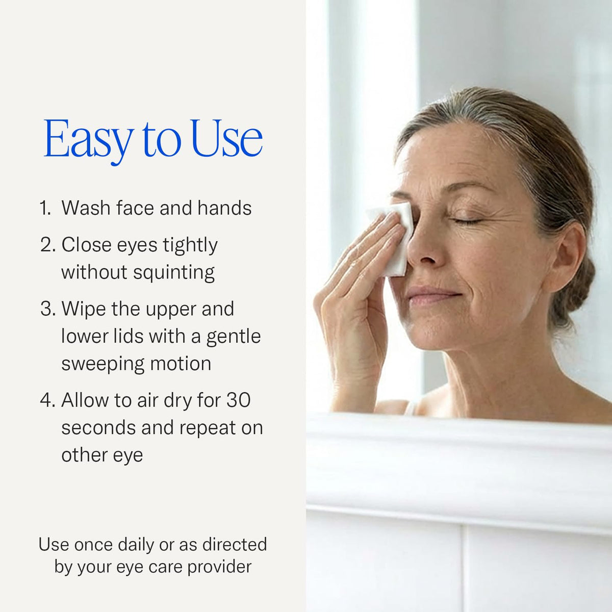 Cliradex wipe beside a credit card illustrating compact travel-friendly size