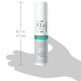 CLn in bathroom setting showing everyday gentle skincare routine