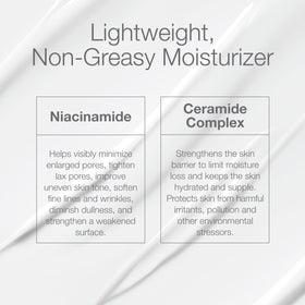 CLn cream texture close-up revealing lightweight, fast-absorbing hydration