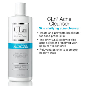 CLn lather demonstration indicating effective pore-cleansing foam