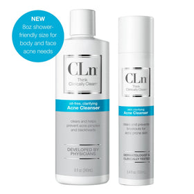 CLn gel texture close-up showing lightweight gel for gentle exfoliation