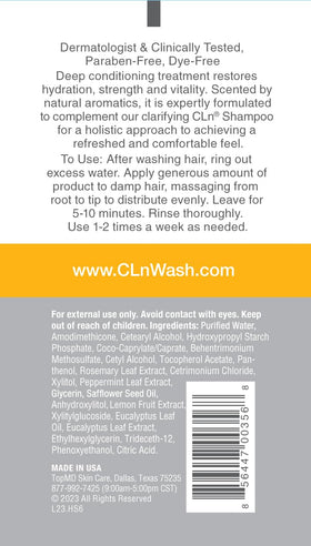 CLn cream texture close-up revealing rich emollient consistency for deep conditioning