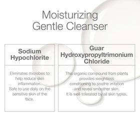 CLn gentle lather on hand illustrating mild cleansing action