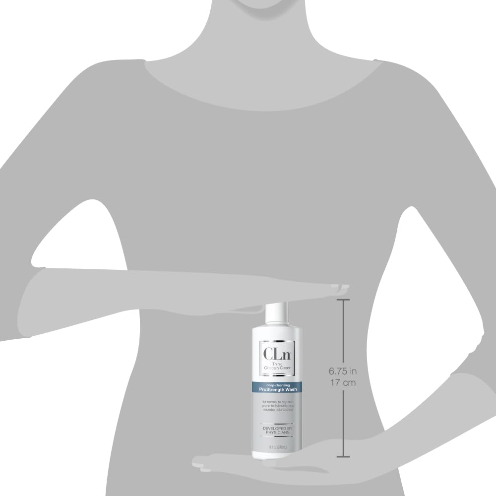 CLn before and after pore visual suggesting clearer skin appearance with regular use