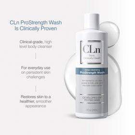 CLn ingredient label closeup showing hypoallergenic formula benefits