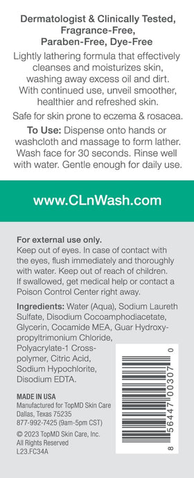 CLn dispensing gel from pump demonstrating easy application