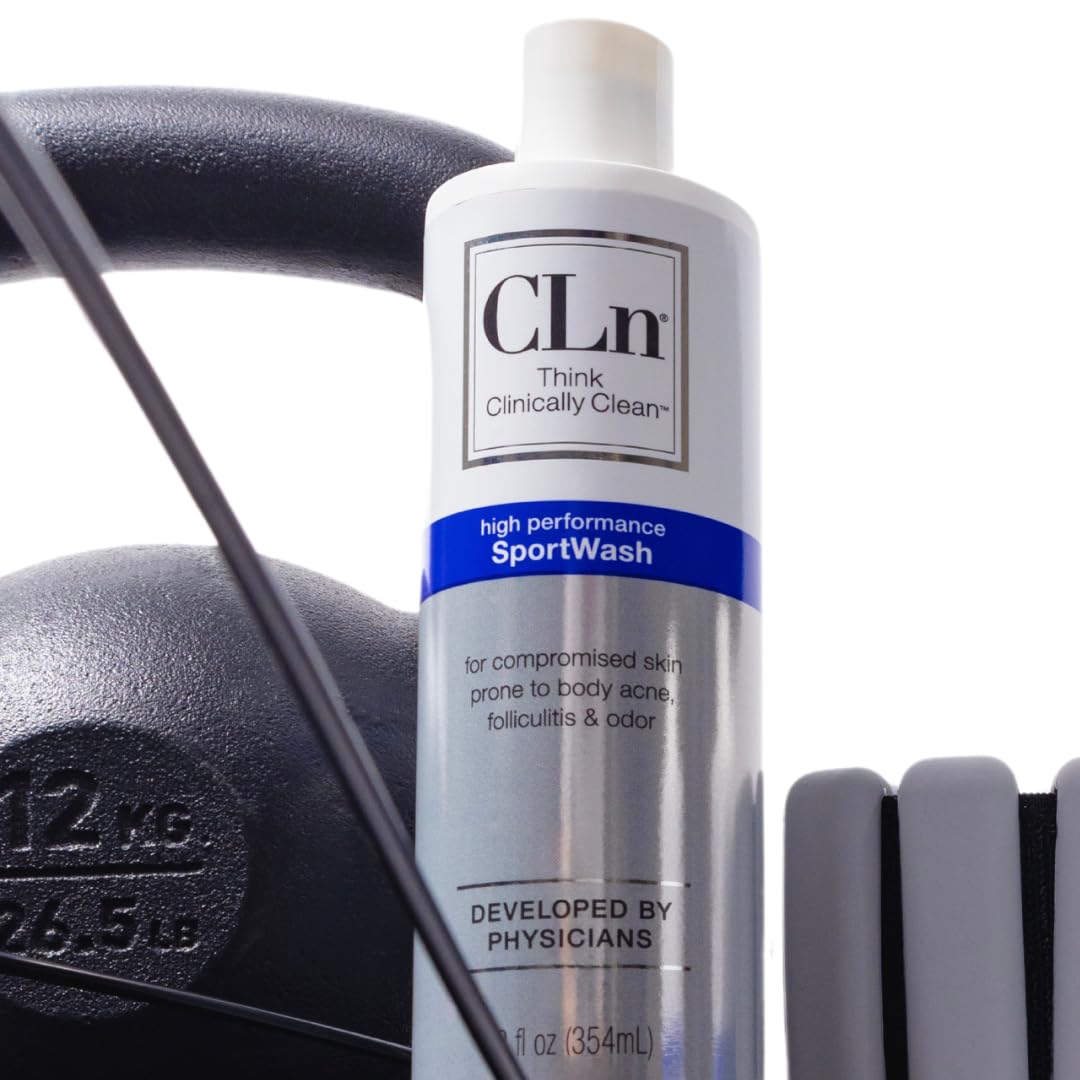 CLn SportWash tucked in a gym bag highlighting on-the-go athlete hygiene