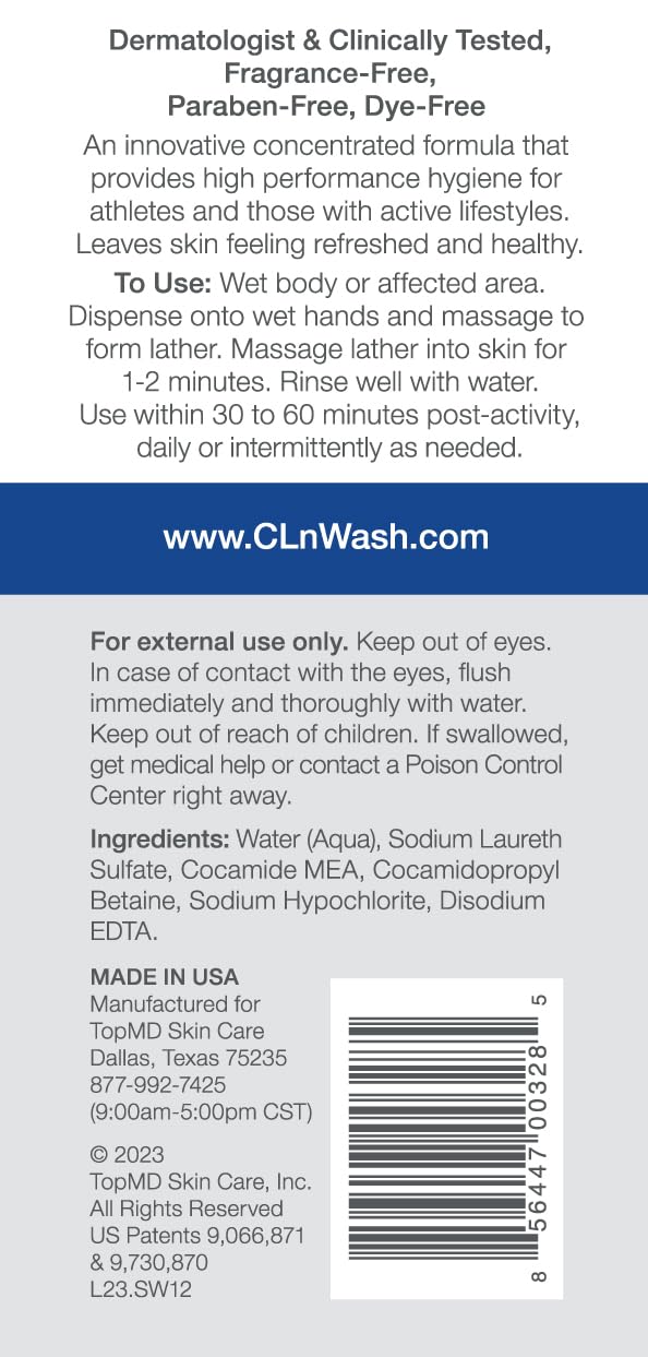 CLn SportWash pump close-up demonstrating easy dispensing and convenient use