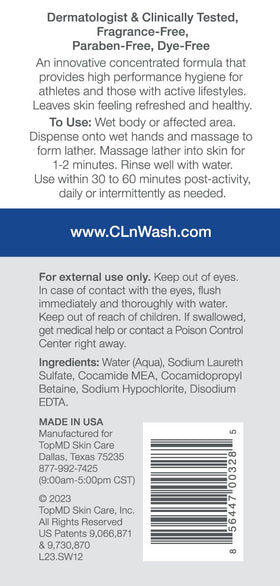 CLn SportWash pump close-up demonstrating easy dispensing and convenient use
