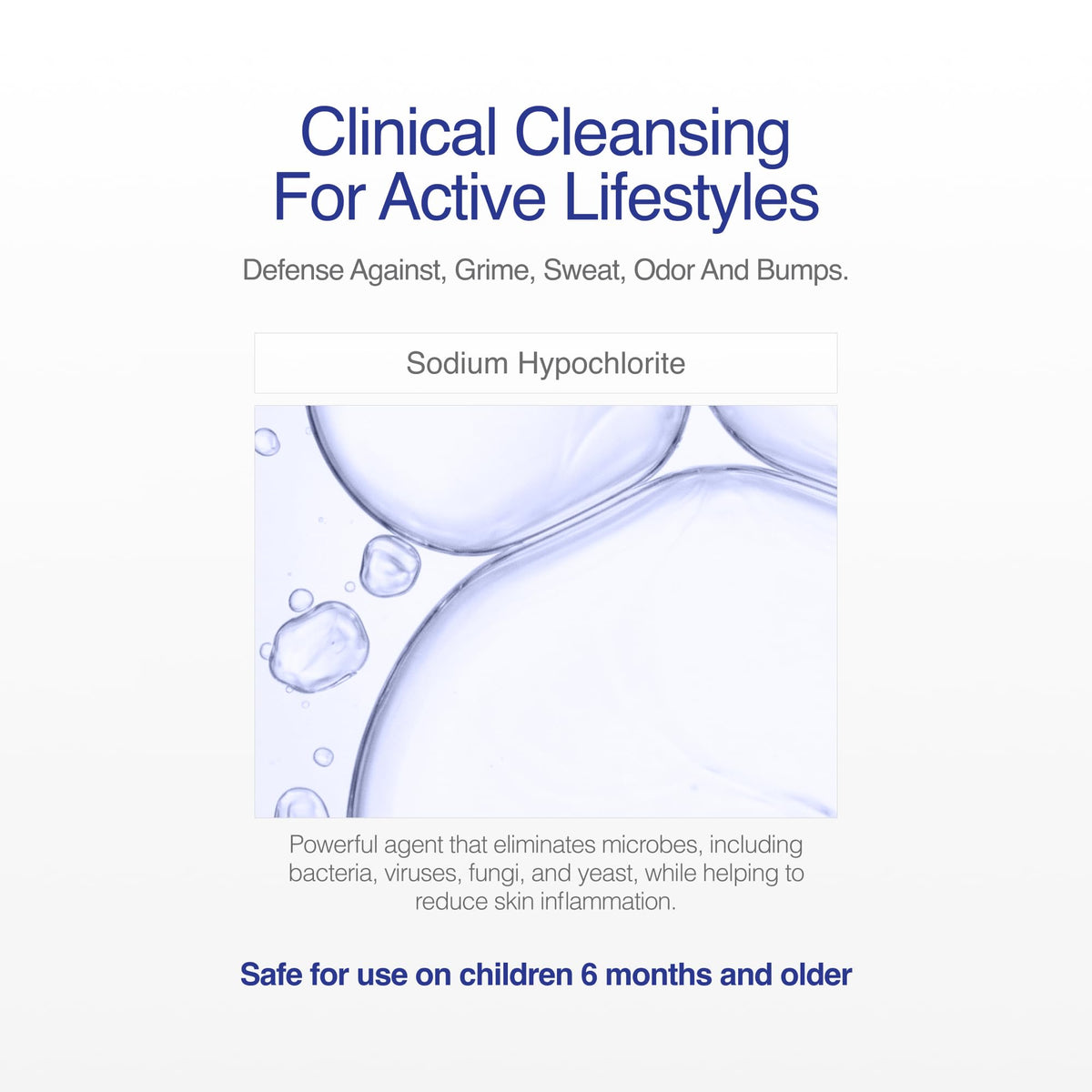 CLn SportWash lather texture on hand showing mild foam and effective cleansing