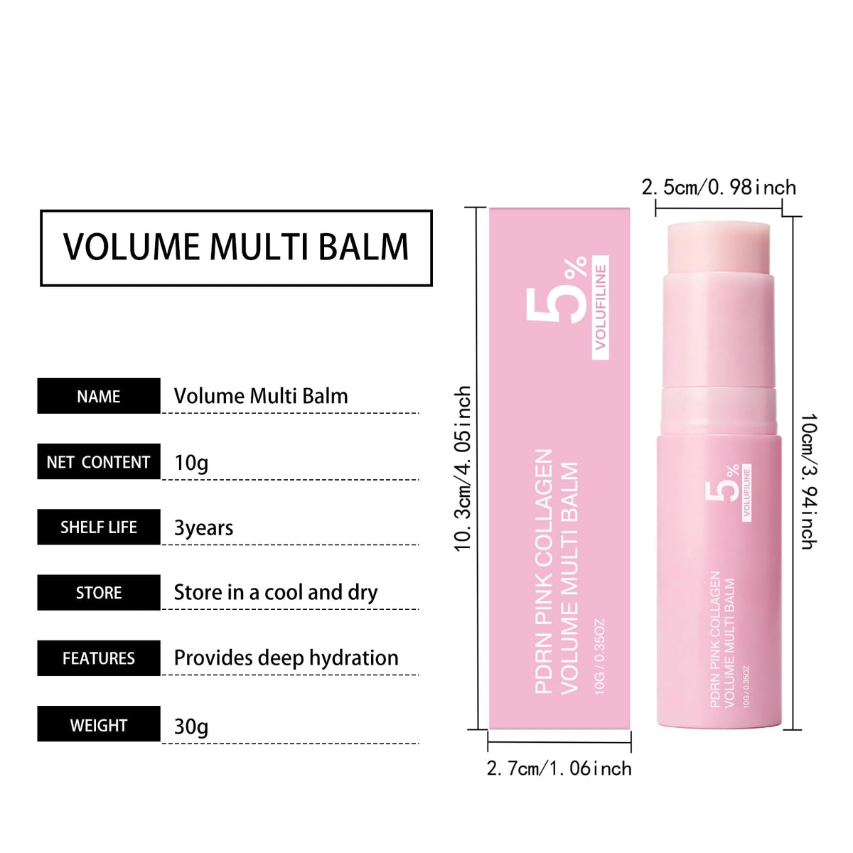 CLNXMT PDRN Pink Collagen stick inside a handbag for on-the-go touch-ups