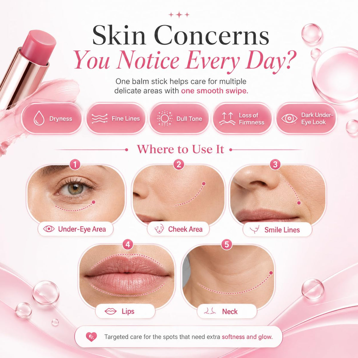 CLNXMT close-up of melting balm texture illustrating smooth glide and quick absorption