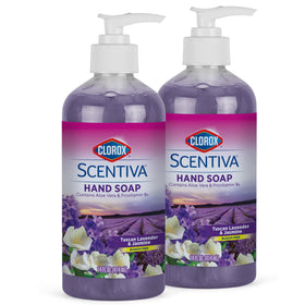 Clorox bottle front packaging showing scent and bottle benefits