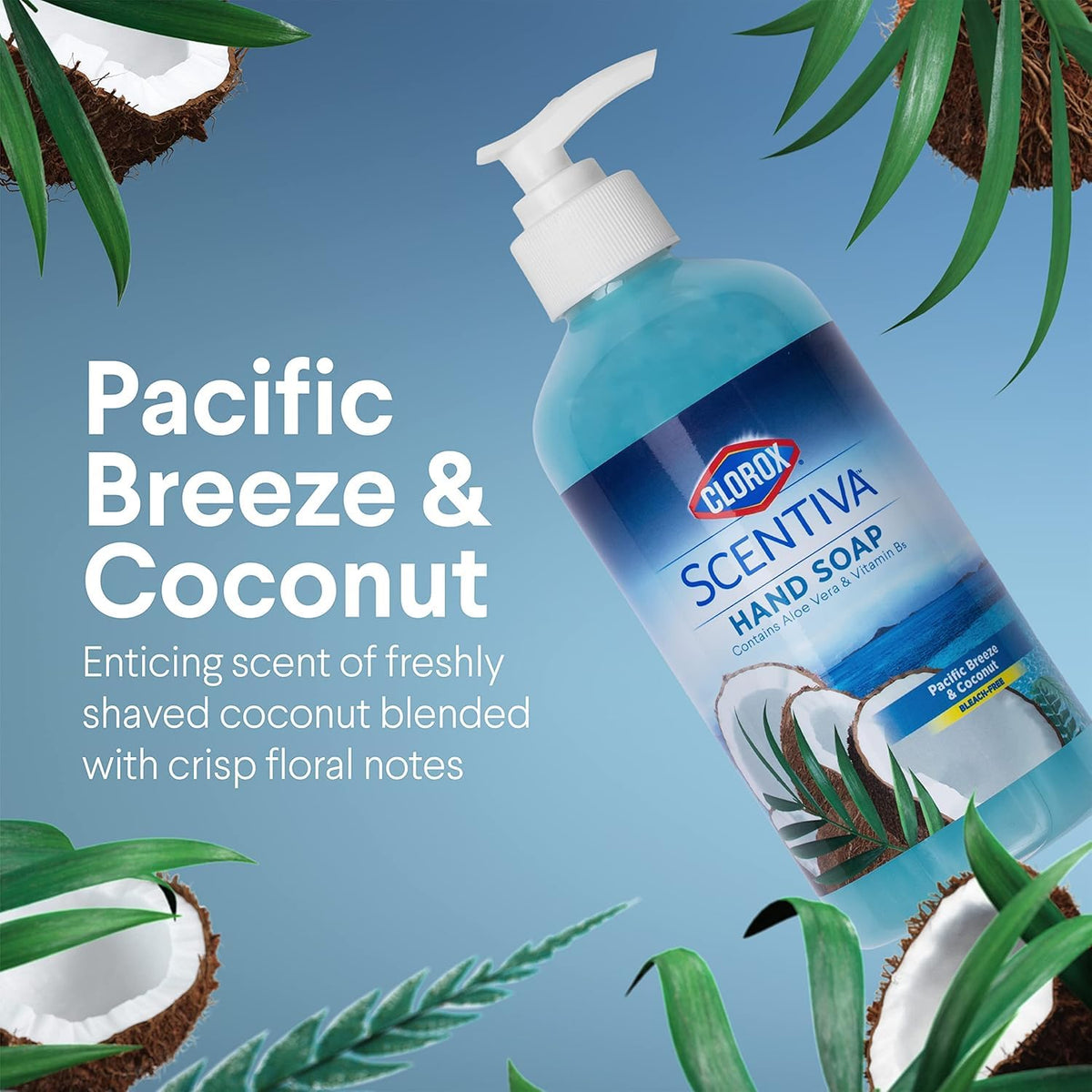 Clorox Scentiva lather texture close-up showing rich foam and gentle cleansing