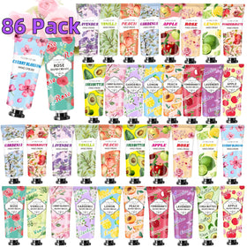 CLOTHES OF SKIN front packaging showing 86 tubes and scent variety, convenient gifting