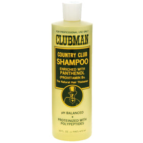 Clubman front bottle showing 16 oz packaging and classic aftershave scent benefits