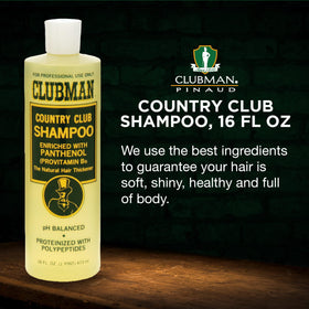 Clubman on bathroom shelf lifestyle shot showing easy daily grooming routine