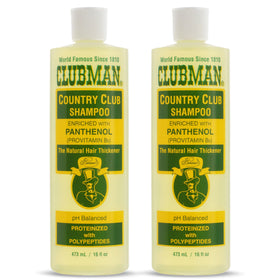 Clubman bottle front view showing label and clean packaging benefit